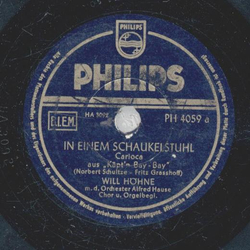 Will Hhne - In einem Schaukelstuhl / Blacky Blue