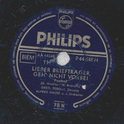 Gretl Perelli - Lieber Brieftrger geh nicht vorbei / Es...