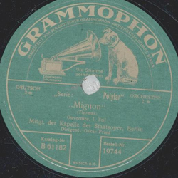 Mitgl. d. Kapelle der Staatsoper, Berlin: Oskar Fried -...