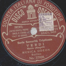 Musica Odeon - Verdi / Ricordo Di Vienna