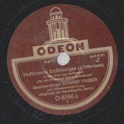 Richard Tauber - Hoffmanns Erzählungen