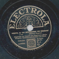 Mitglieder des Orchesters der Staatsoper, Berlin -...