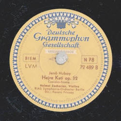 Helmut Zacharias - Zigeunerweisen op. 20 / Hejre Kati op. . 32