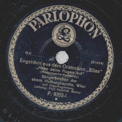 Sngerknaben - Engelchor aus dem Oratorium Elias / Ave Verum