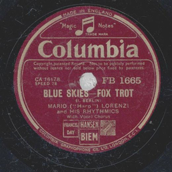 Mario Lorenzi - Whispering / Blue Skies