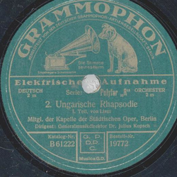 Mitgl. d. Kapelle d. Staatsoper Berlin - Ungarische...