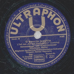 Leo Schtzendorf - O sancta justitia 