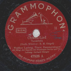 Walther Ludwig - Chianti Lied / Eine Nacht in Vendedig