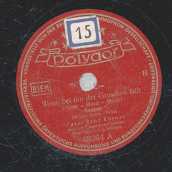 Peter Ren Krner - Wenn bei mir der Groschen fllt /...