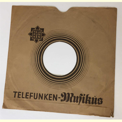 Original Telefunken Cover fr 25er Schellackplatten A36 B