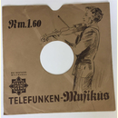 Original Telefunken Cover fr 25er Schellackplatten A37 B