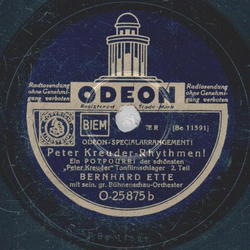 Bernard Ette - Peter Kreuder Rhythmen  1. Teil / 2. Teil