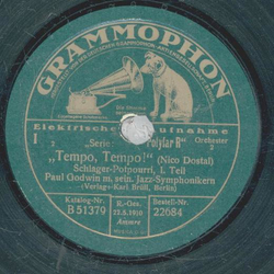 Paul Godwin mit sein Jazz Symphonikern - Tempo, Tempo ! 1. Teil / 2. Teil
