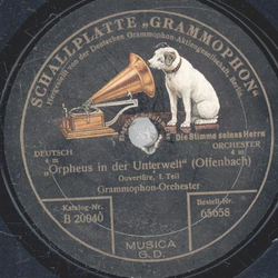 Grammophon-Orchester - Orpheus in der Unterwelt,...