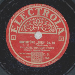 Philadelphia-Orchester - Ouvertre 1812 Op. 49, 3. Teil...