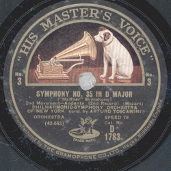 Philharmonic-Symphony Orchestra - Symphony No. 35 in D-Major (Seite 3 und 4)