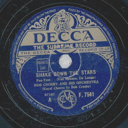 Bob Crosby - Shake Down The Stars / Fools Rush In