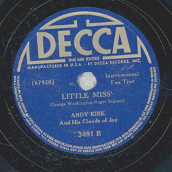 Andy Kirk - When I Saw You / Little Miss