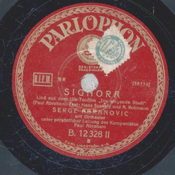 Serge Abramovic - Good Night / Signora