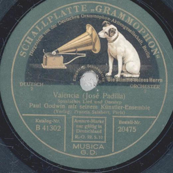 Paul Godwin mit seinem Knstler-Ensemble - Valencia / My Little Dream Girl