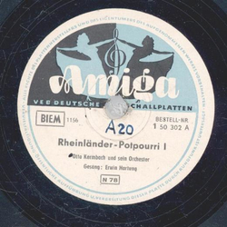 Otto Kermbach Orchester, Erwin Hartung - Rheinlnder-Potpourri 