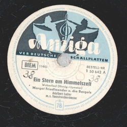 Margot Friedlaender u. die Bergols / Klaus Gross mit Chor...