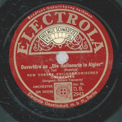 Arturo Toscanini - Ouvertre zu Die Italienerin in Algier Teil I und II