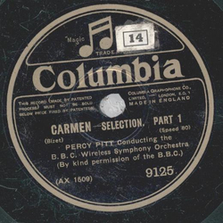 Percy Pitt - Carmen Teil I und II