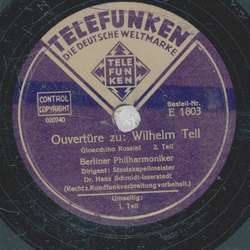 Berliner Philharmonisches Orchester - Ouvertre zu: Wilhelm Tell 