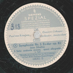 Paul van Kempen - Symphonie Nr. 5 Es-dur op. 82 (Seite 3 und 4)