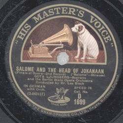 Gota Ljungberg - Salome and the head of Jokanaan 