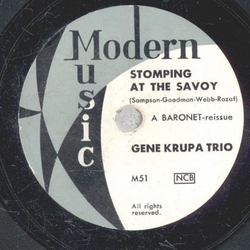 Gene Krupa Trio - Stomping at the Savoy / Body and Soul
