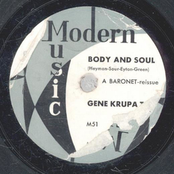 Gene Krupa Trio - Stomping at the Savoy / Body and Soul