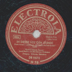 Rudolf Schock, Josef Metterich  - In dieser heiligen...