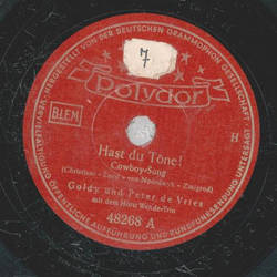 Goldy und Peter de Vries - Hast du Tne! / Cigarettes and...