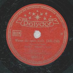 Detlev Lais - Wenn du mich küßt, Dilli-Dilli / Bei dir