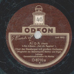 Chor der Staatsoper mit groem Orchester: Ed. Mrike -...