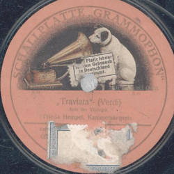 Frieda Hempel - Traviata / einseiteig bespielt 