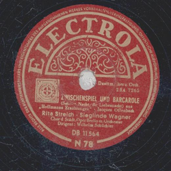 Rita Streich, Sieglinde Wagner / Josef Metternich -...