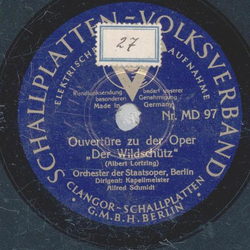 Orchester der Staatsoper, Berlin: Alfred Schmidt -...