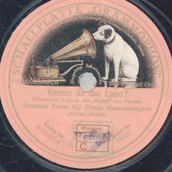 Geraldine Farrar - Kennst du das Land? / unbespielt