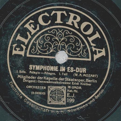 Mitgl. d. Kapelle der Staatsoper, Berlin: Erich Kleiber -...