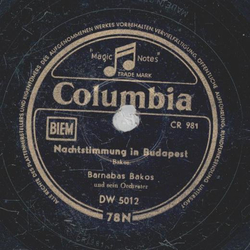 Barnabas Bakos - Nachtstimmmung in Budapest / Zigeuner Polka