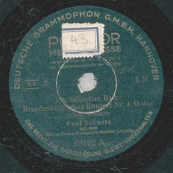 Paul Schmitz - Brandenburgisches Konzert No. 4 G-dur  (2...