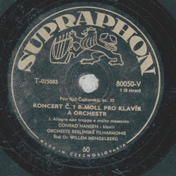 Conrad Hansen - Koncert C. 1 B-Moll Pro Klavir a Orchestra