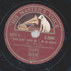  Peer Gynt  Suite No. 1, Op .46  No.1 / No. 2