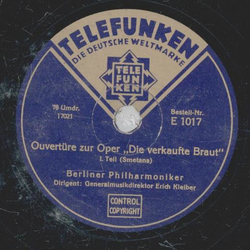 Berliner Philharmoniker - Ouvertre zur Oper  Die verkaufte Braut 1. Teil / 2. Teil