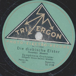 Symphonie-Orchester - Leichte Cavallerie /  Die diebische Elster