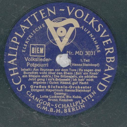 Groes Sinfonie-Orchester - Volkslieder Potpourri