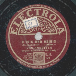 Ivar Andresen - O Isis und Osiris / In diesen heilgen...